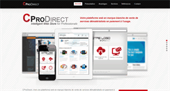 Desktop Screenshot of cprodirect.fr
